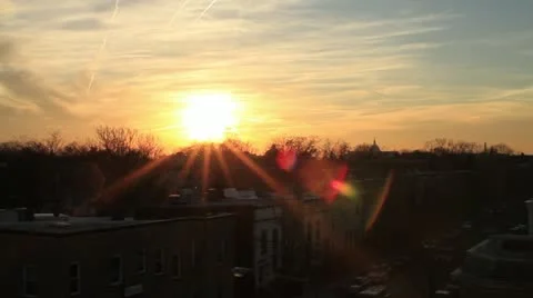 Sunset Time Lapse Spectacular Stock-Footage 12680702