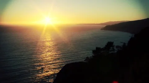 Sunset time lapse US Westcoast Stock Footage 22760662