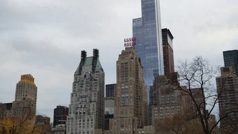 Sunset Time-lapse video in Central Park Stock Footage 71131180