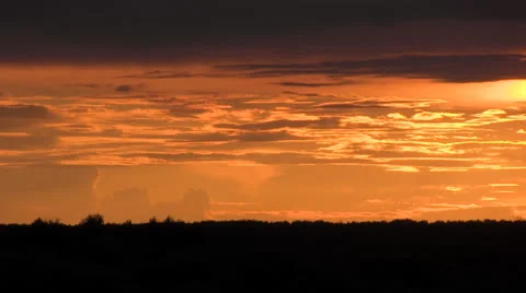Sunset time lapse video Stock Footage 25857018
