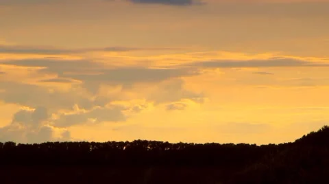 Sunset time lapse video Stock Footage 25858945