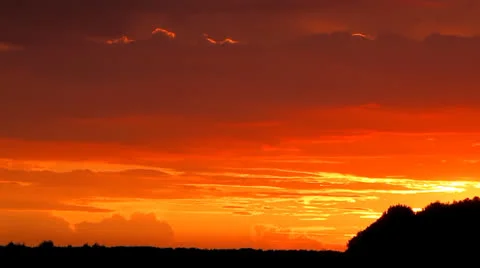 Sunset time lapse video Stock Footage 25859221