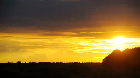Sunset time lapse video Stock Footage 25859531