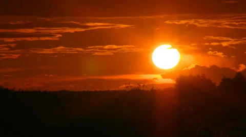 Sunset time lapse video Stock Footage 25860090