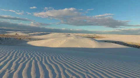 Sunset Time-Lapse in White Sands National Park Stock Footage 147959639