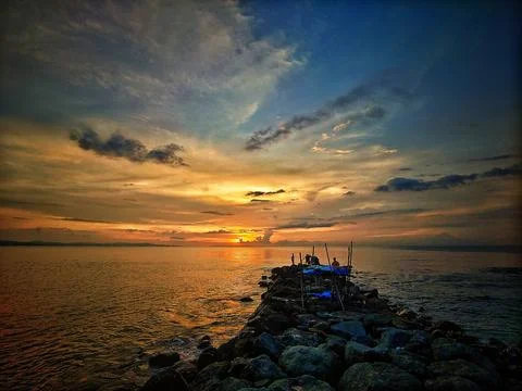 Sunset Time Stock Photos