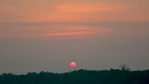 Sunset Timelape Stock Footage 246526054