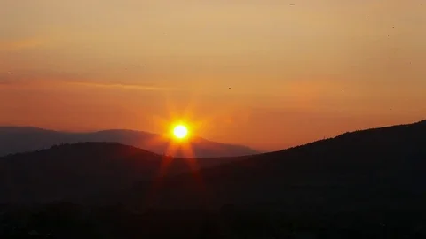 Sunset timelaps Video stock 81695240
