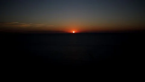 Sunset timelaps Stock Footage 92360231