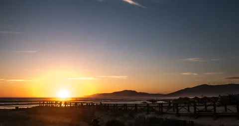 Sunset timelaps may second 库存影片 90564883