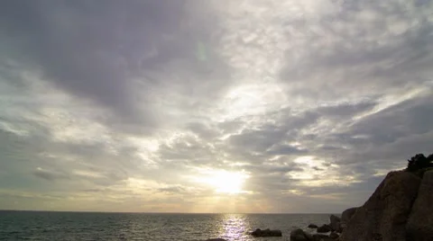 Sunset Timelapse 03 스톡 동영상 8794030