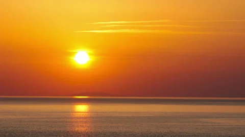 Sunset - timelapse. 4K. FULL HD, 4096x2304. Stock Footage 34270973