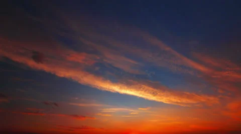 Sunset - timelapse. 4K. FULL HD, 4096x2304. Stock-Footage 34272484