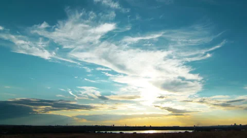 Sunset - timelapse. 4K. FULL HD, 4096x2304. Stockbeeldmateriaal 35144469