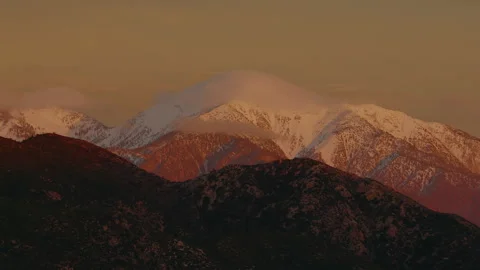 Sunset Timelapse at Angeles Crest Stock Footage 232187826