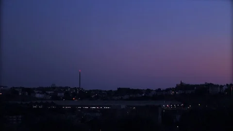 SUNSET TIMELAPSE BRIGHTON Stock Footage 94460044