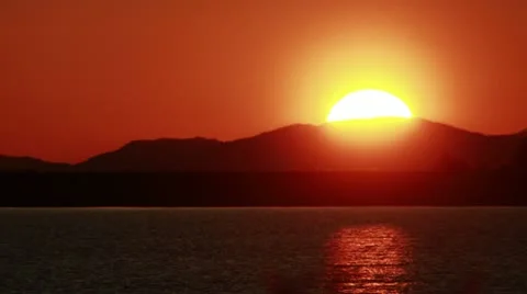 Sunset Timelapse Close Up Video stock 12343120