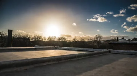 Sunset timelapse with clouds moving Stock-Footage 59954445
