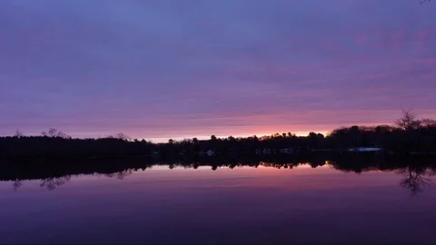 Sunset Timelapse on a Cloudy Day 库存影片 74121717