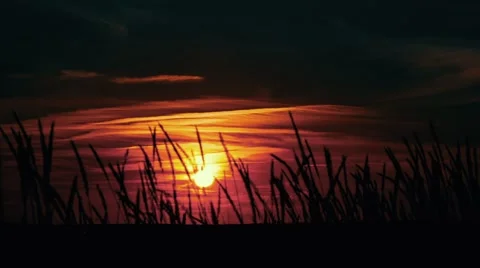 Sunset | Timelapse (colored) Stockbeeldmateriaal 40724383