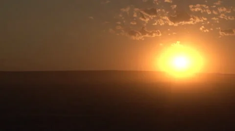 Sunset Timelapse Combine Stock Footage 35579626