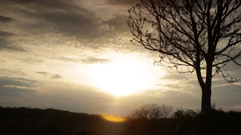 Sunset Timelapse in the Country Stock Footage 91222419