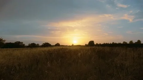 Sunset Timelapse in Countryside 스톡 동영상 203173821