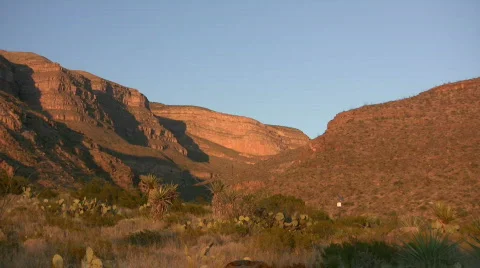 Sunset Timelapse at Dog Canyon Video stock 538573