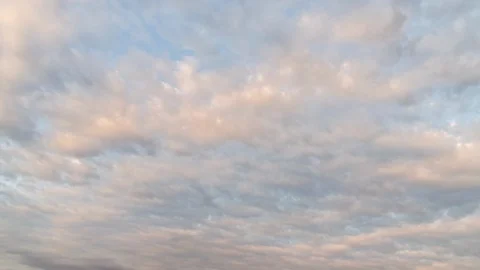 Sunset timelapse of the fast-moving clouds at sunset . Sunset with moving clouds Stock Footage 120286215