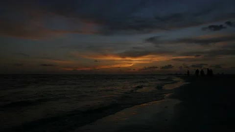 Sunset Timelapse on Florida Beach Stock-Footage 231255381