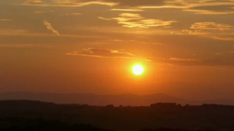 Sunset Timelapse Stock Footage 773786