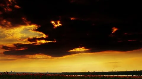 Sunset - timelapse Stock Footage 8534991