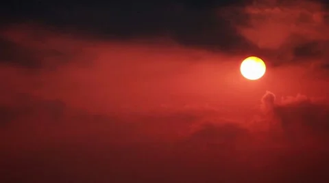 Sunset timelapse Stock Footage 8600236