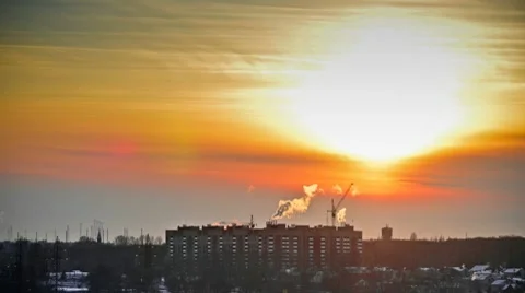 Sunset, timelapse Video stock 10770120