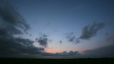 Sunset Timelapse Stockbeeldmateriaal 10941266