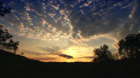 Sunset Timelapse Stock Footage 11855539