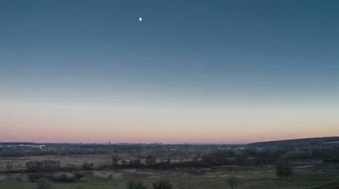 Sunset in timelapse Stock Footage 12623673