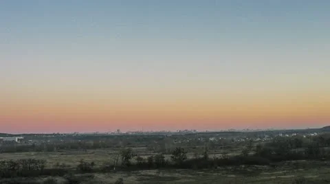 Sunset in timelapse Stock Footage 12623694