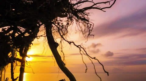 Sunset timelapse Stock Footage 24466146