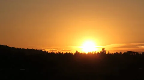 Sunset Timelapse Stock Footage 36440636