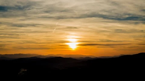 Sunset Timelapse Video stock 38311146