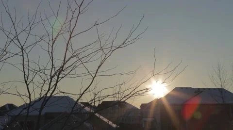 Sunset Timelapse Stock Footage 46695911