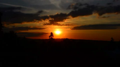Sunset timelapse. Stock Footage 53021818