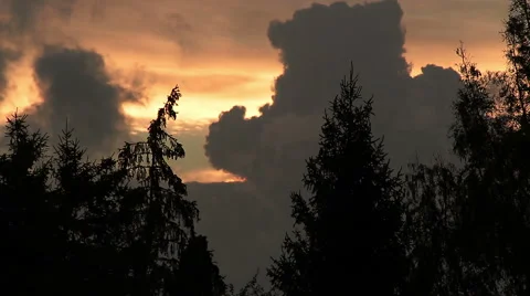 Sunset timelapse Stock-Footage 55796387