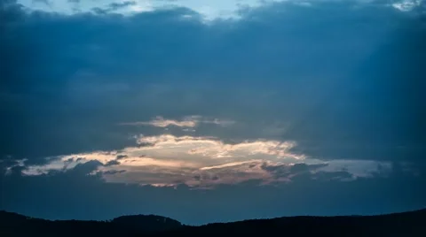 Sunset timelapse Stock Footage 65394062