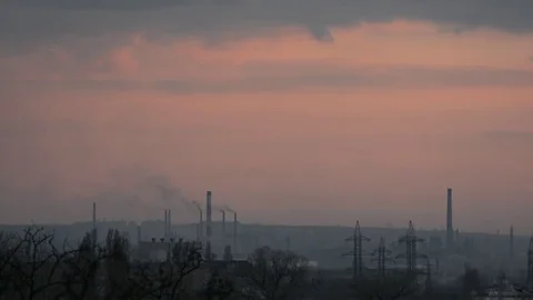 Sunset timelapse Video stock 74570684