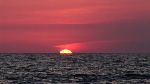Sunset timelapse Stock Footage 76863562