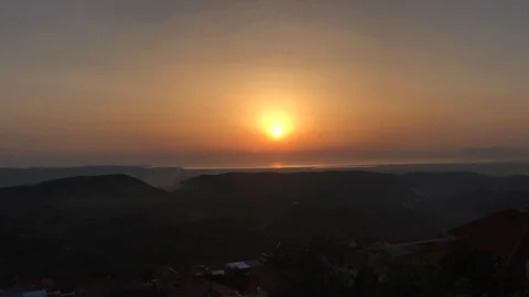 Sunset Timelapse Stock Footage 91805287