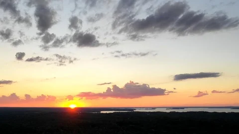 Sunset Timelapse Stock Footage 95750348