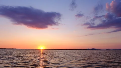 Sunset timelapse Stock Footage 134847558